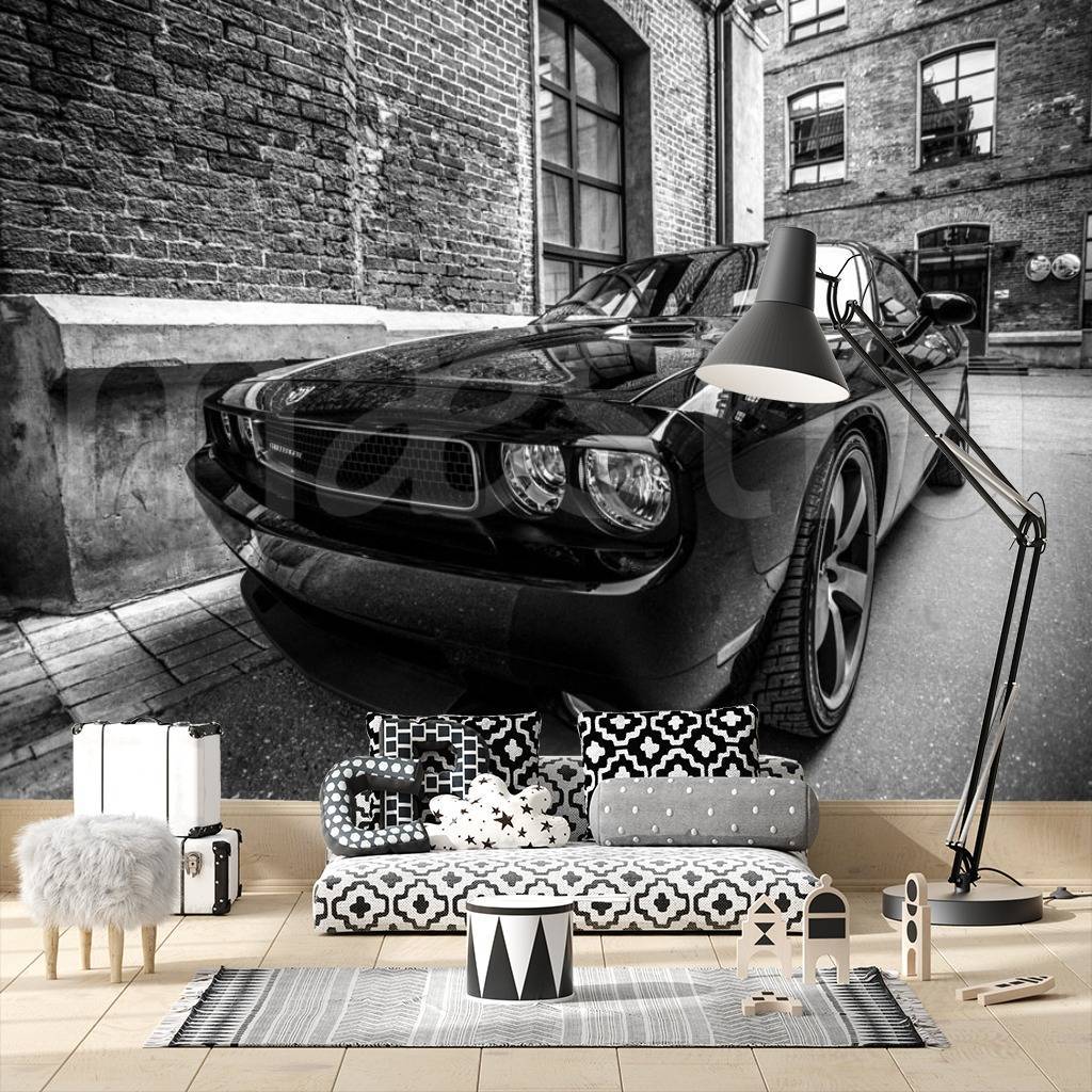 Фотообои Черная машина  12-586