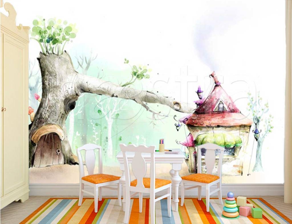 Фотообои Дом в дереве  12-310