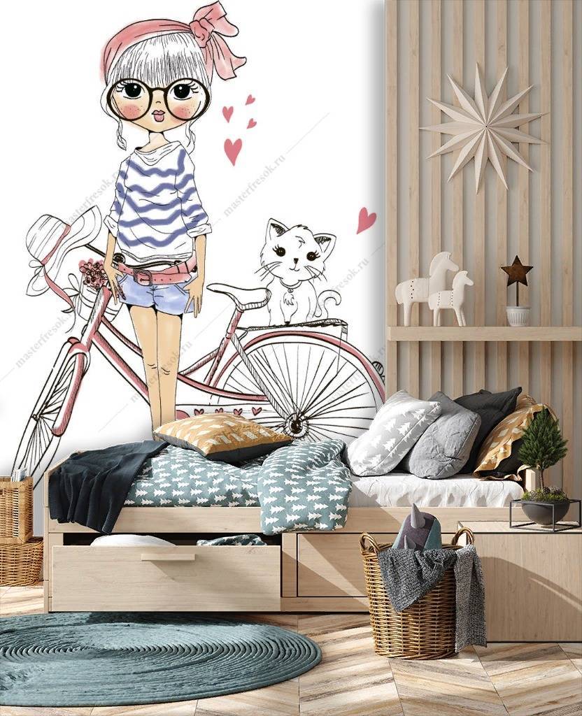 Фотообои Велопрогулка  12-1126