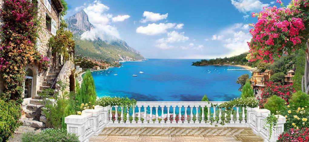 Фотообои в интерьере терраса классика  17-0069 фото