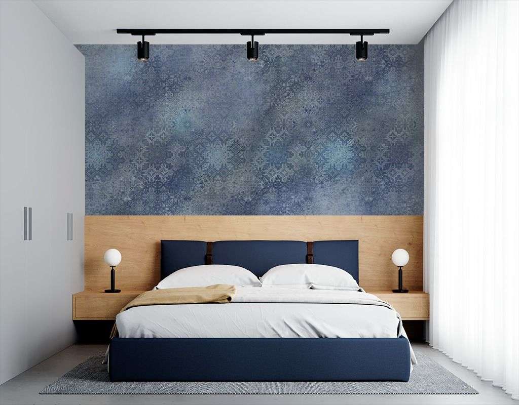 Фотообои в интерьере винтажный фон  13-557 фото