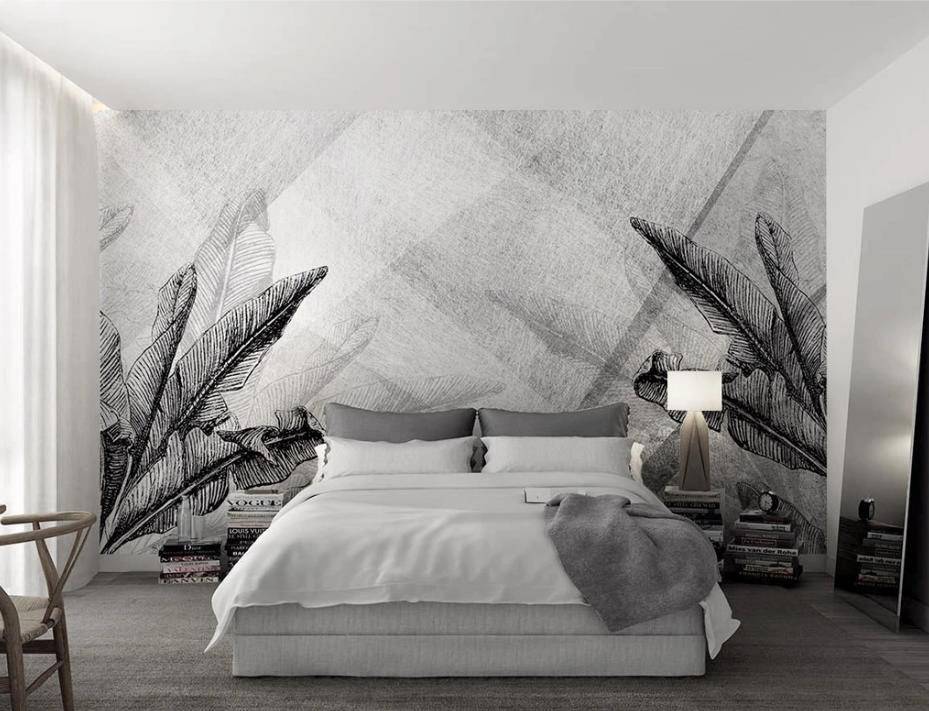 Фотообои Серый папоротник  15-611