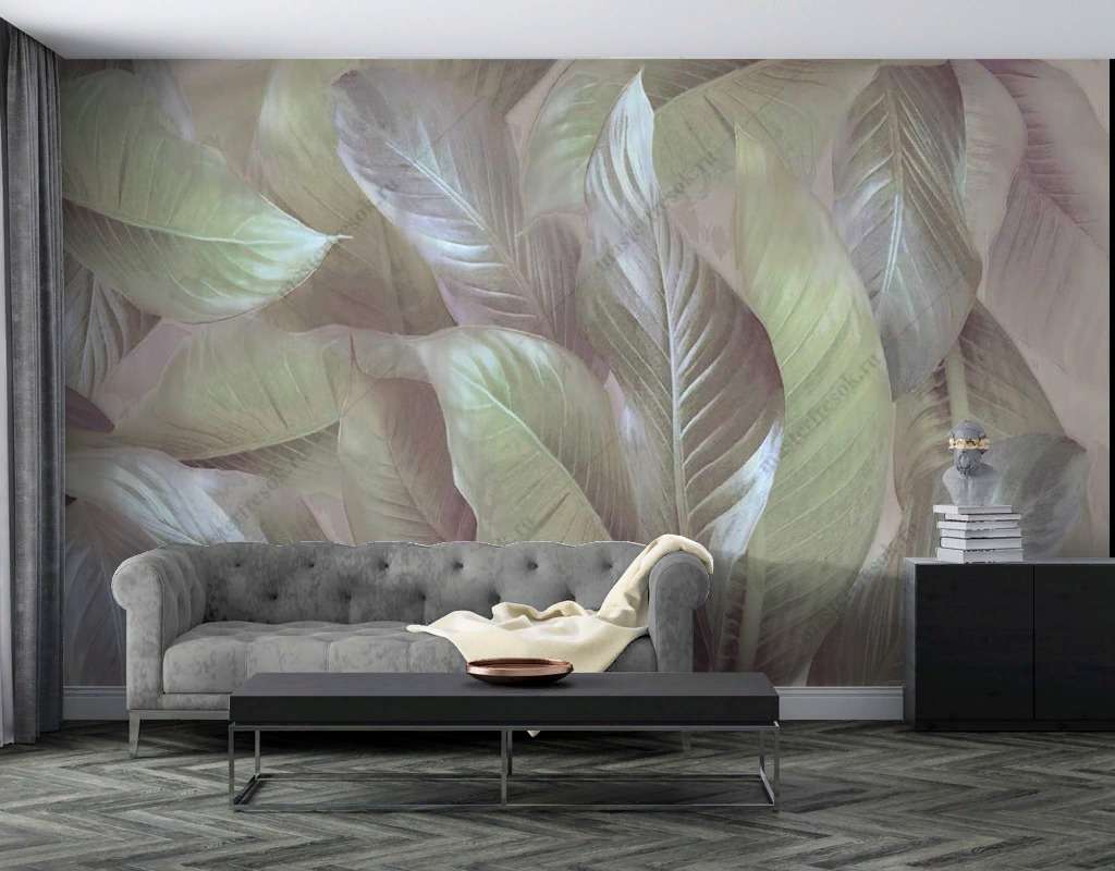 Фотообои Бесшовные обои на стену:  Тропический фон. Артикул: 13-400  