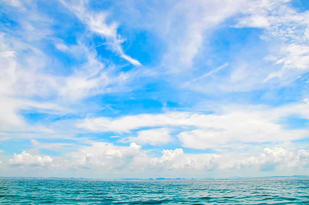 Фотообои в интерьере море и небо  9-313 фото