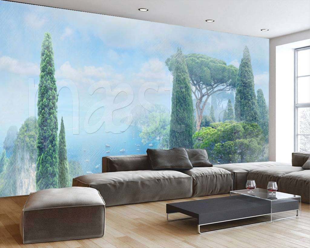 Фотообои Бесшовные обои на стену:  Морской берег. Артикул: 7-590  