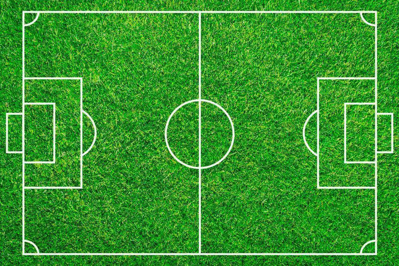 Фотообои в интерьере вид футбольного поля сверху  12-550 фото