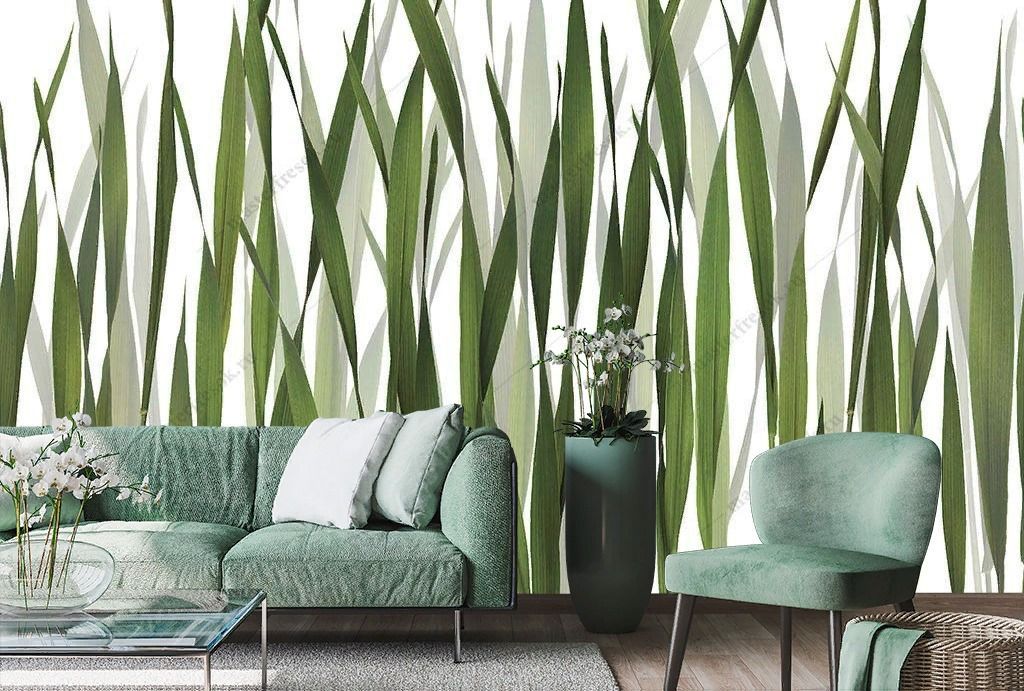 Фотообои Паттерн трава  9-1259