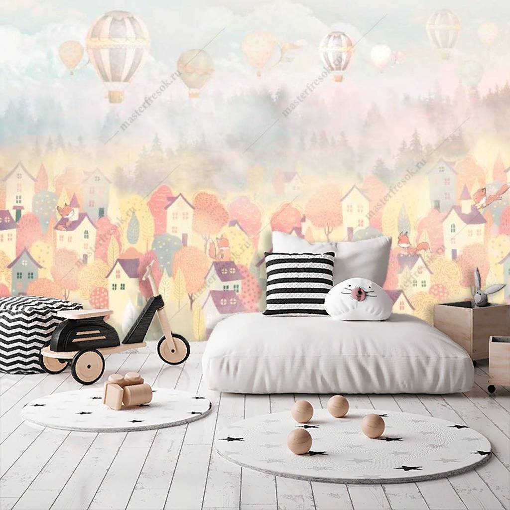 Фотообои Город в ярких красках  14-111