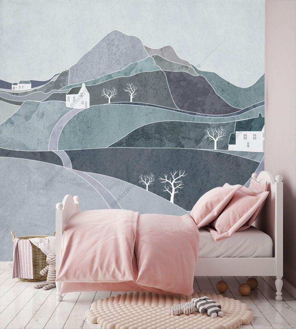 Фотообои Холмистый пейзаж  12-1315