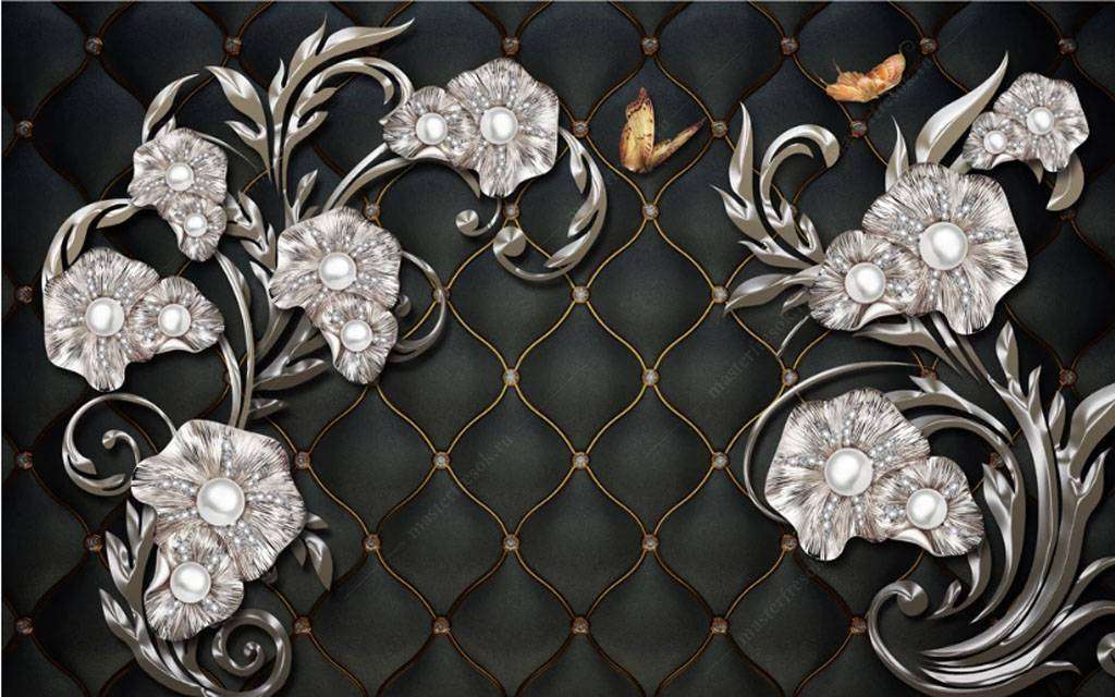 Фотообои в интерьере черный бархат  15-795 фото