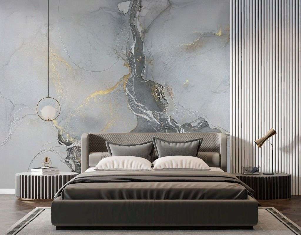 Фотообои в интерьере fluid art 6  9-1942 фото