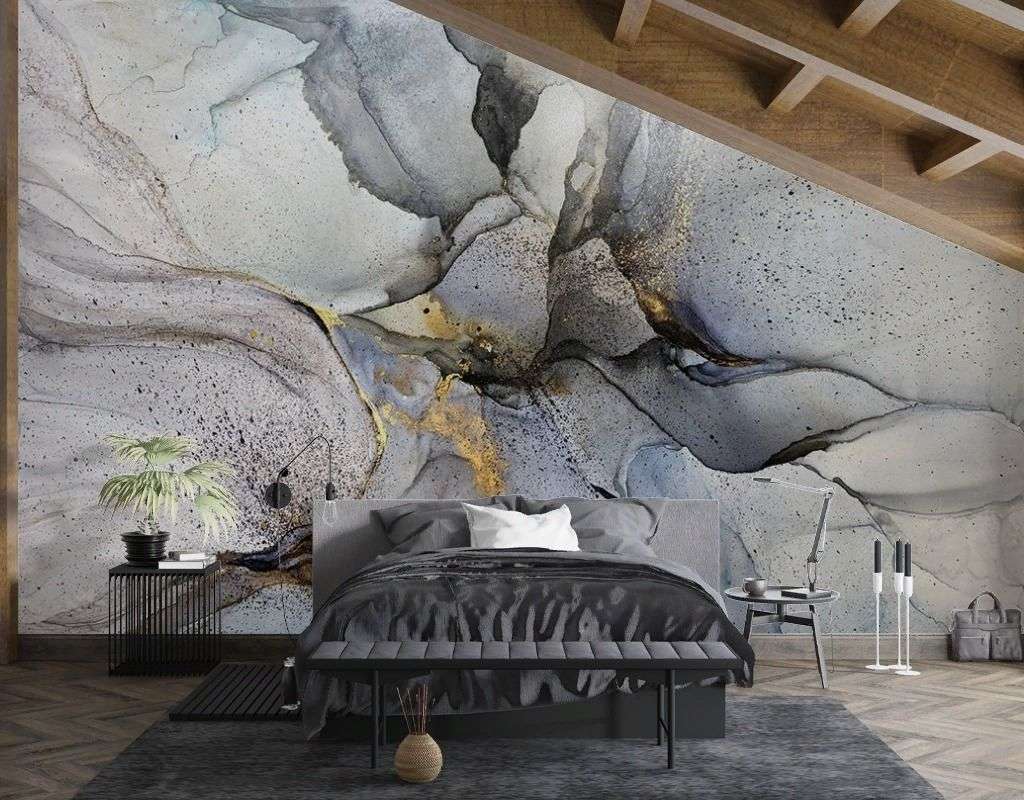 Фотообои в интерьере fluid art 7  9-1943 фото