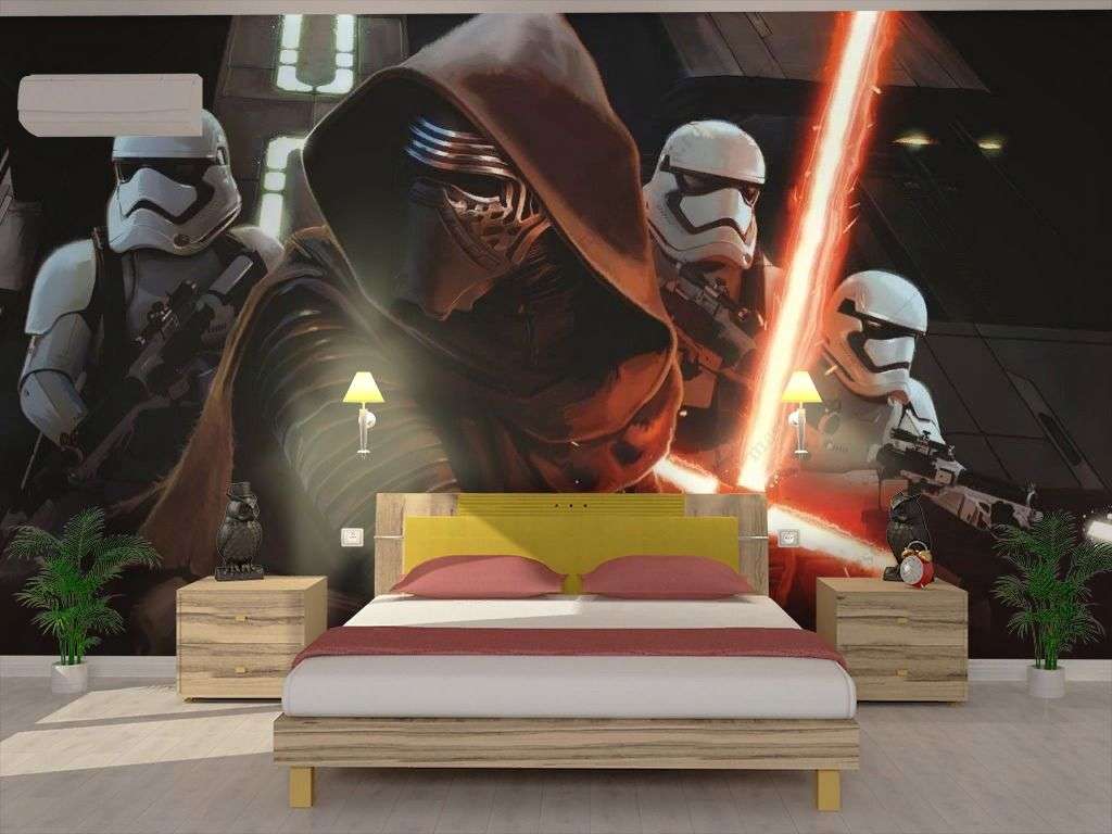 Фотообои в интерьере звёздные войны эпизод 7  12-1234 фото