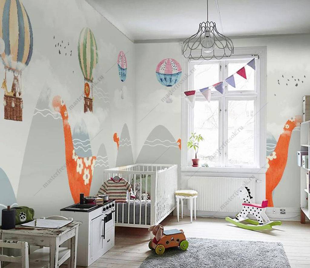 Фотообои Динозавр в горах  16-004