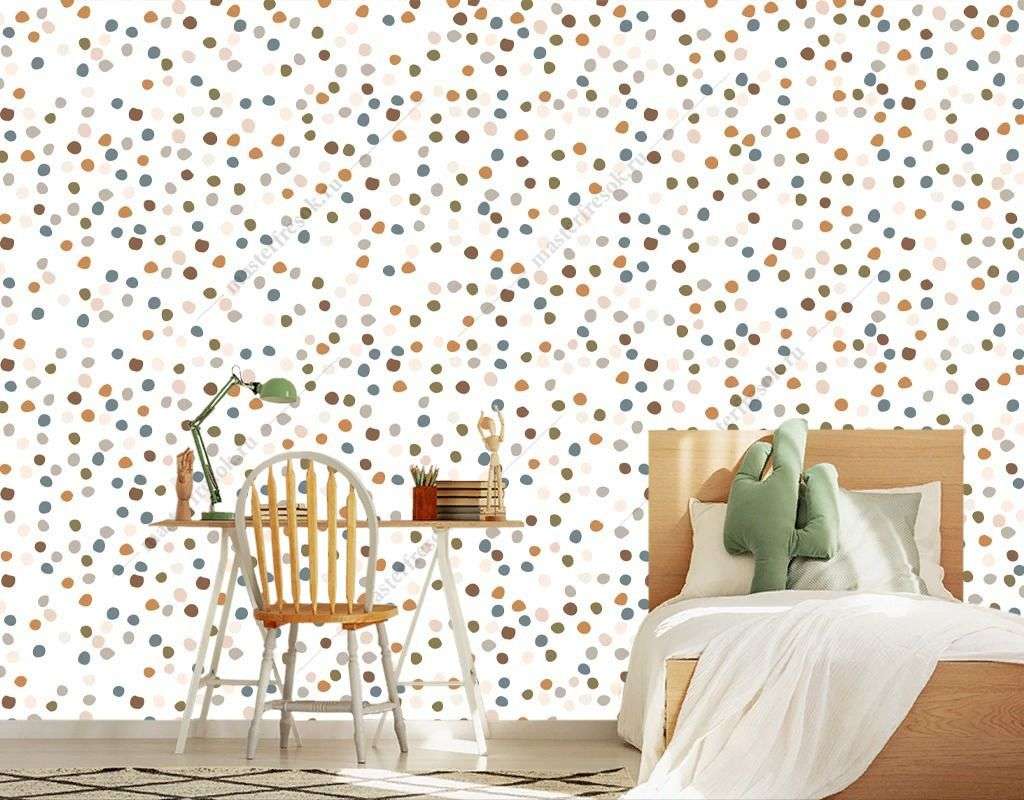 Фотообои в интерьере конфетти  14-583 фото