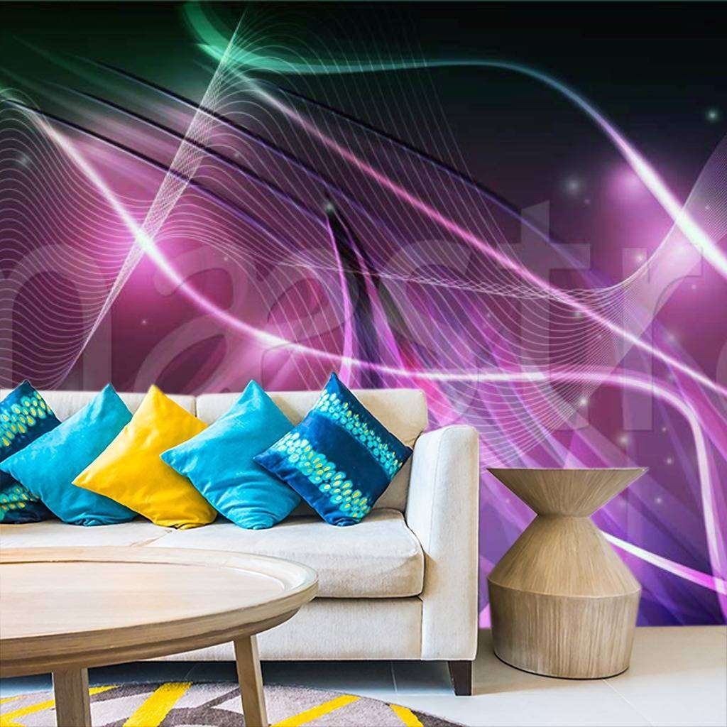 Фотообои Абстракция в фиолетовых тонах  4-330