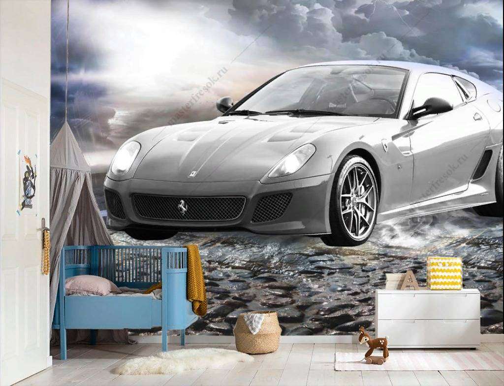 Фотообои в интерьере ferrari 599  12-1212 фото