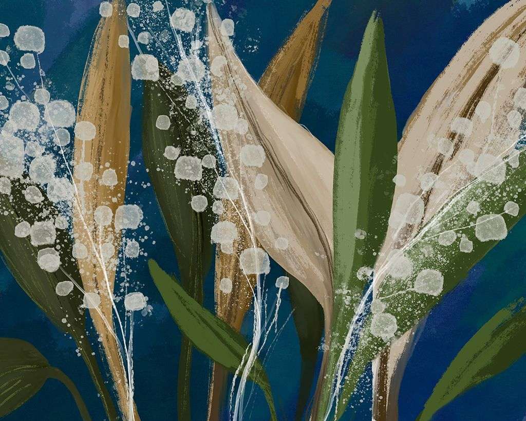 Фотообои в интерьере ландыши  9-1883 фото