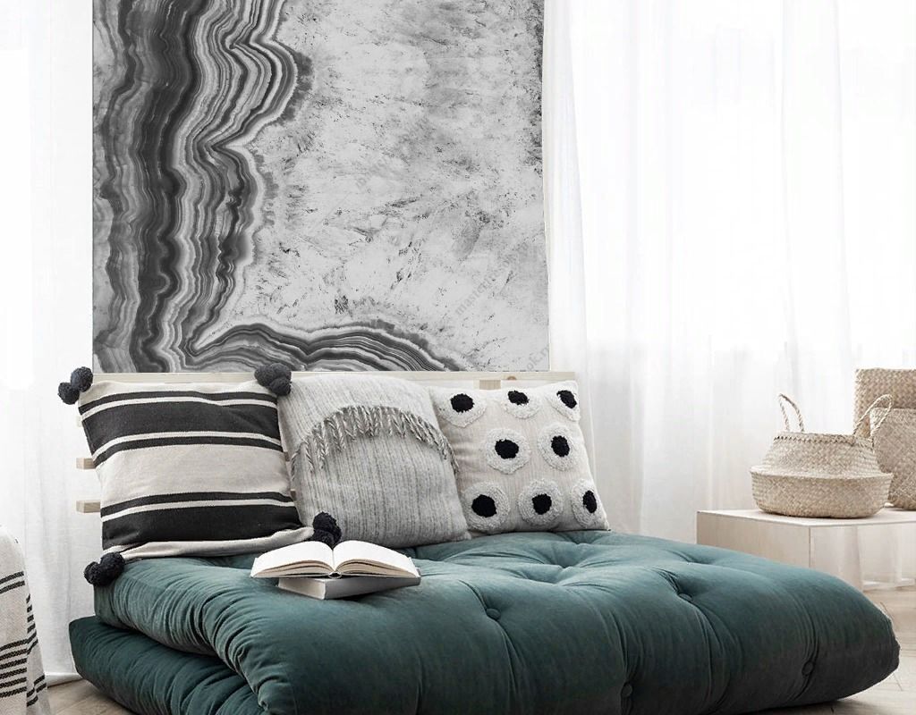 Фотообои Срез камня ч/б  9-1835