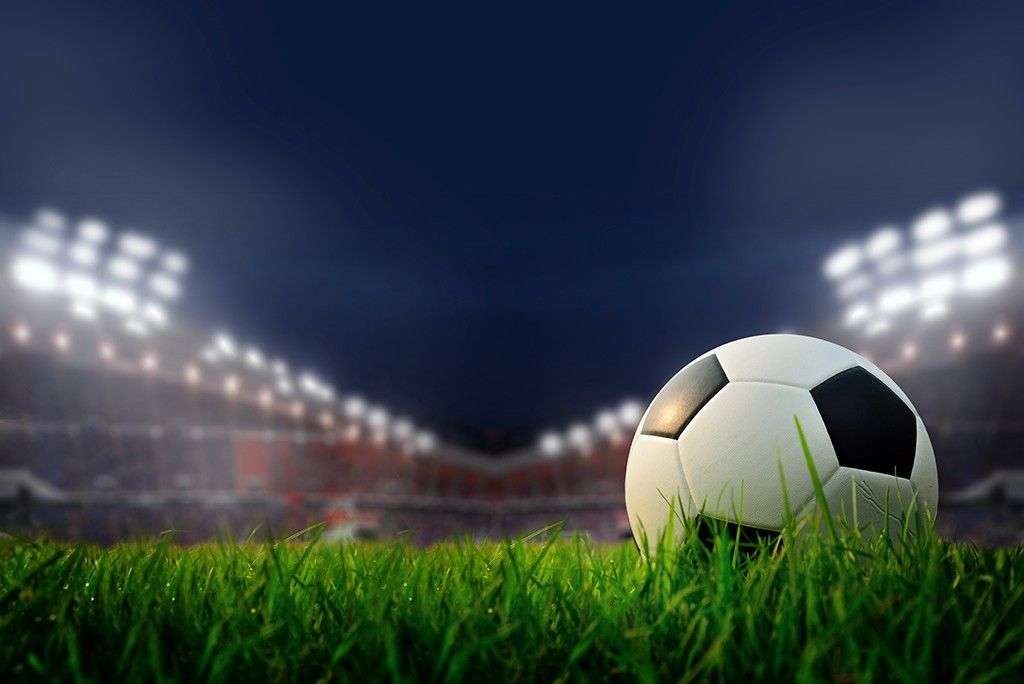 Фотообои в интерьере ночной стадион  12-1403 фото