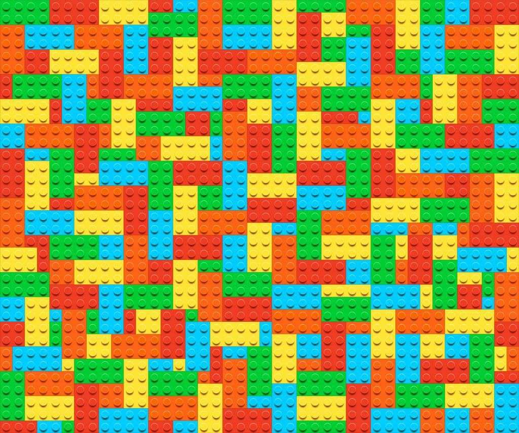 Фотообои в интерьере кирпичики лего  12-1355 фото