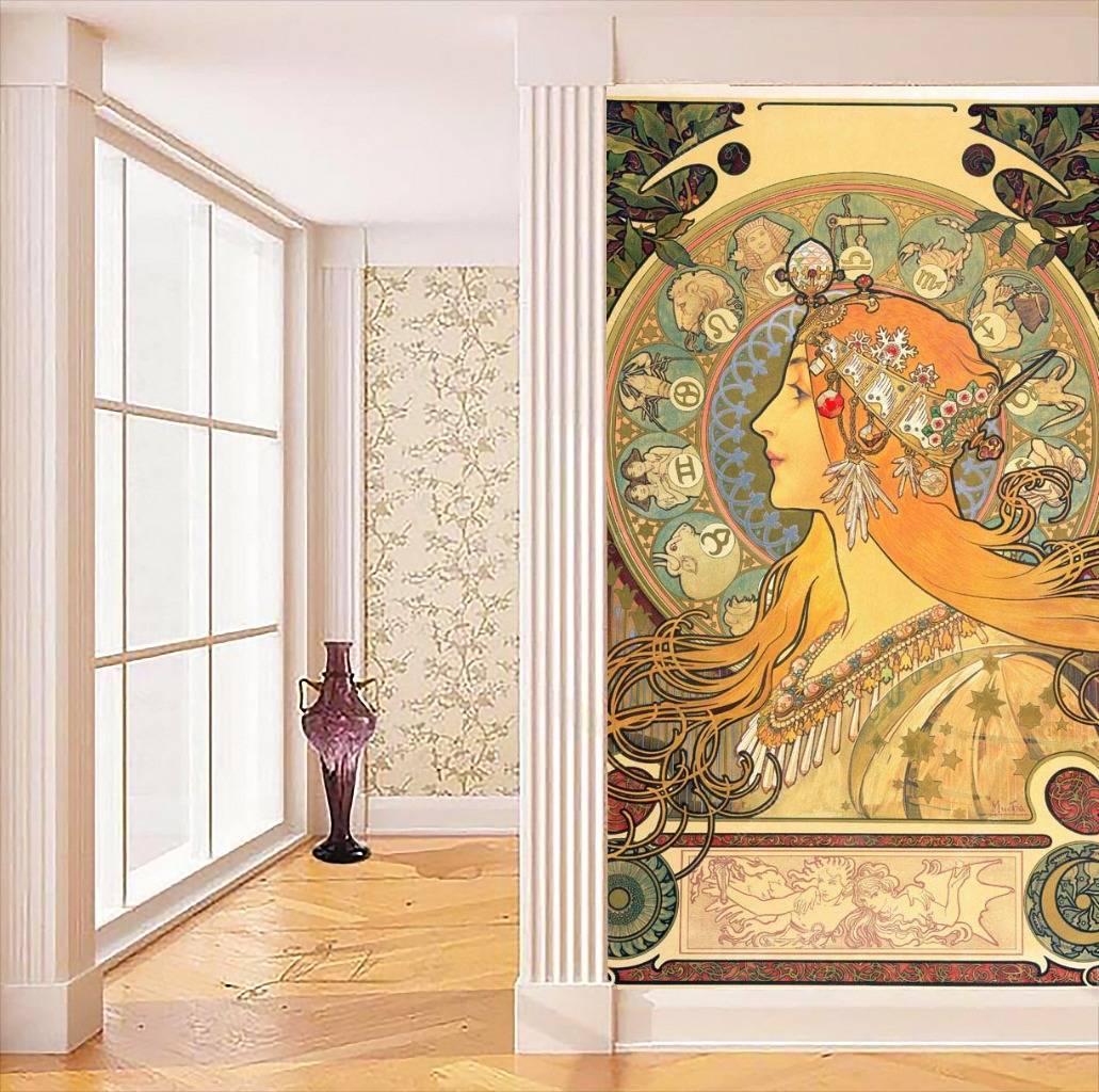 Фотообои Альфонс Мариа Муха - Зодиак  8-245