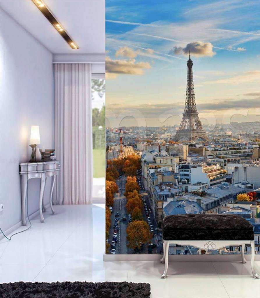 Фотообои Башня Париж днём  9-722