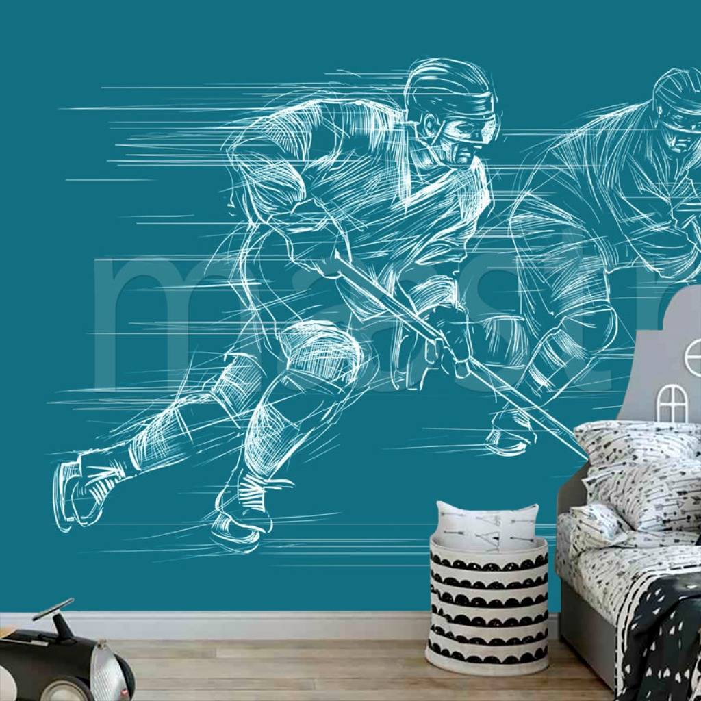 Фотообои Игровой момент в хоккее  12-565