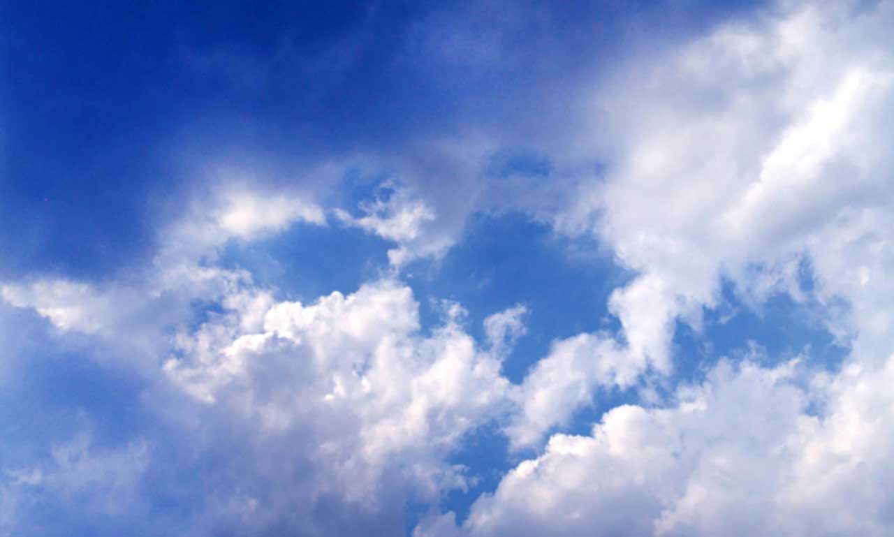 Фотообои в интерьере прекрасное густое небо  9-362 фото