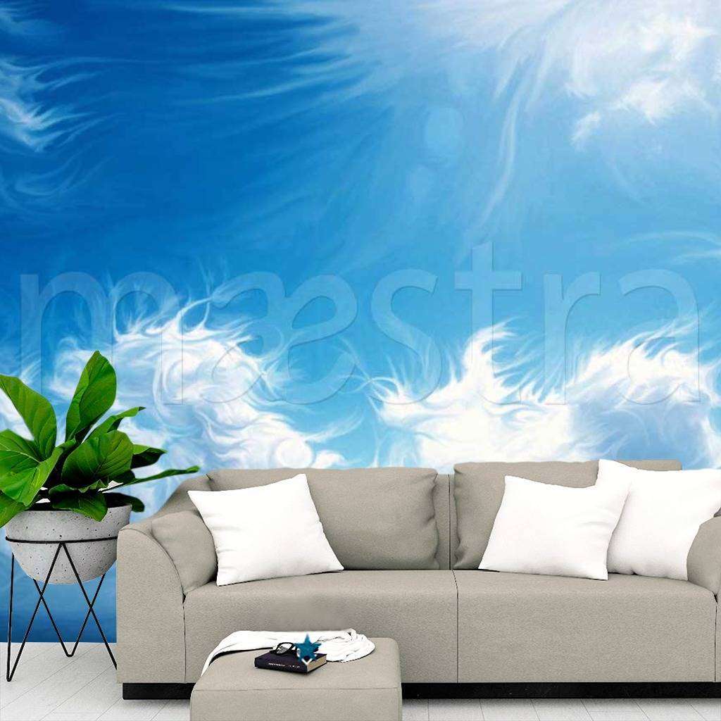 Фотообои Перьевидные облака  9-329