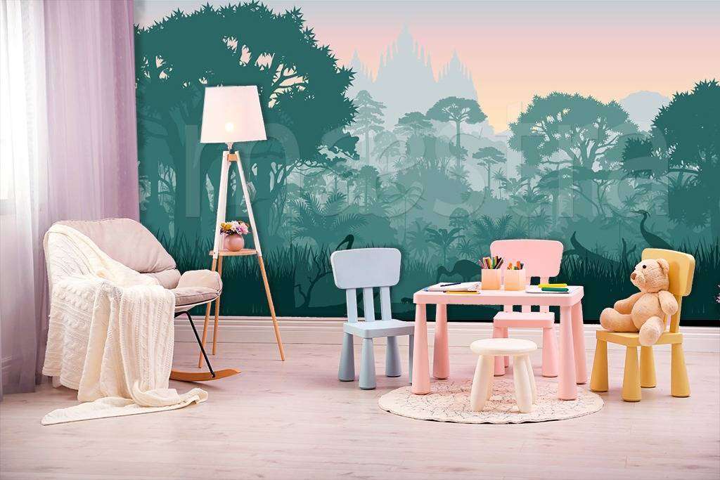 Фотообои в интерьере африка в дымке  12-488 фото