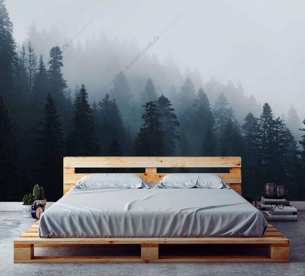 Фотообои в интерьере туманные пейзажи  9-1161 фото