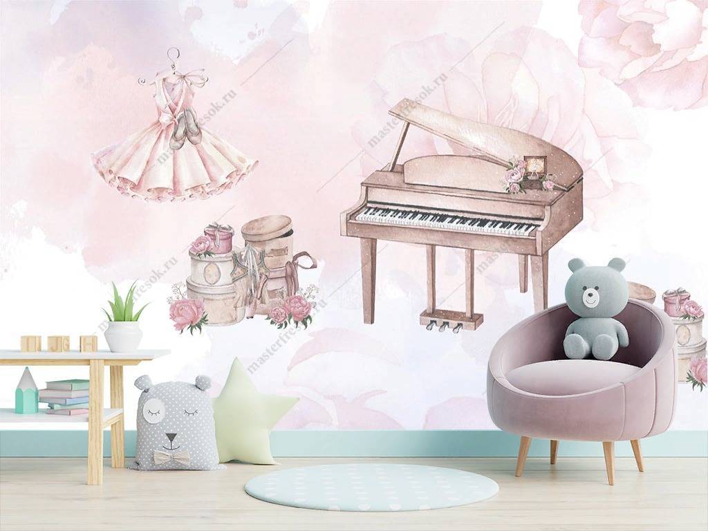 Фотообои Волшебный рояль  12-454