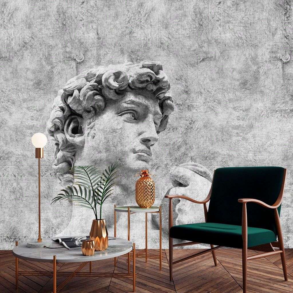 Фотообои в интерьере давид. бюст  14-675 фото
