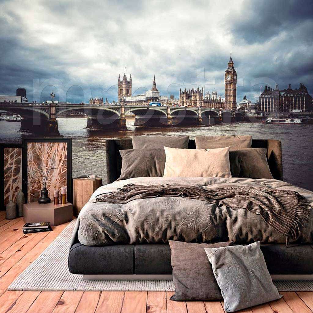 Фотообои в интерьере лондон очаровательный  9-581 фото