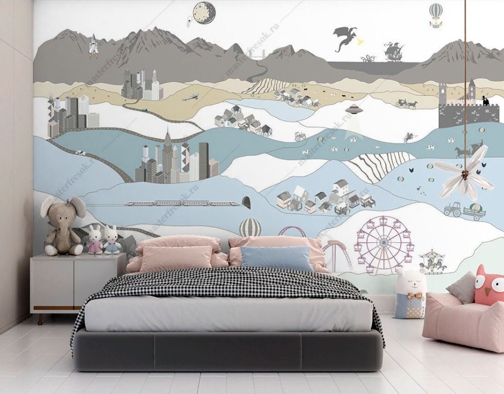 Фотообои Волшебный город  12-1529