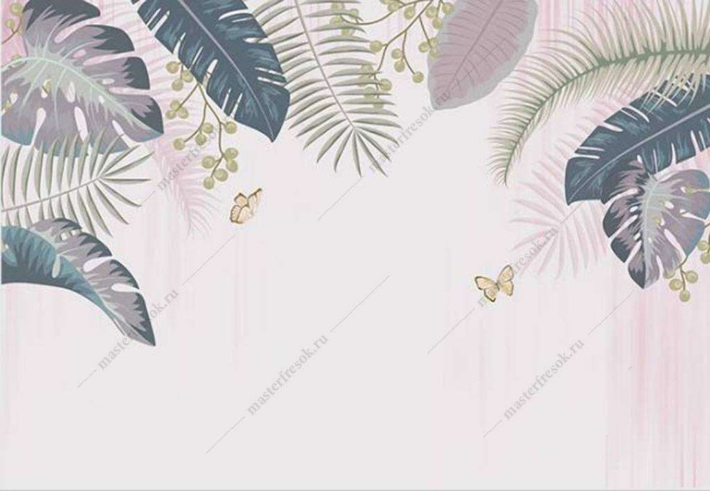 Фотообои в интерьере тропики  16-173 фото