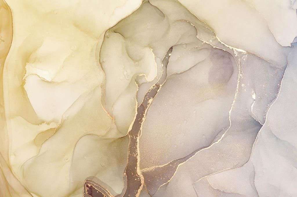 Фотообои в интерьере золотой мрамор флюид  9-1356 фото