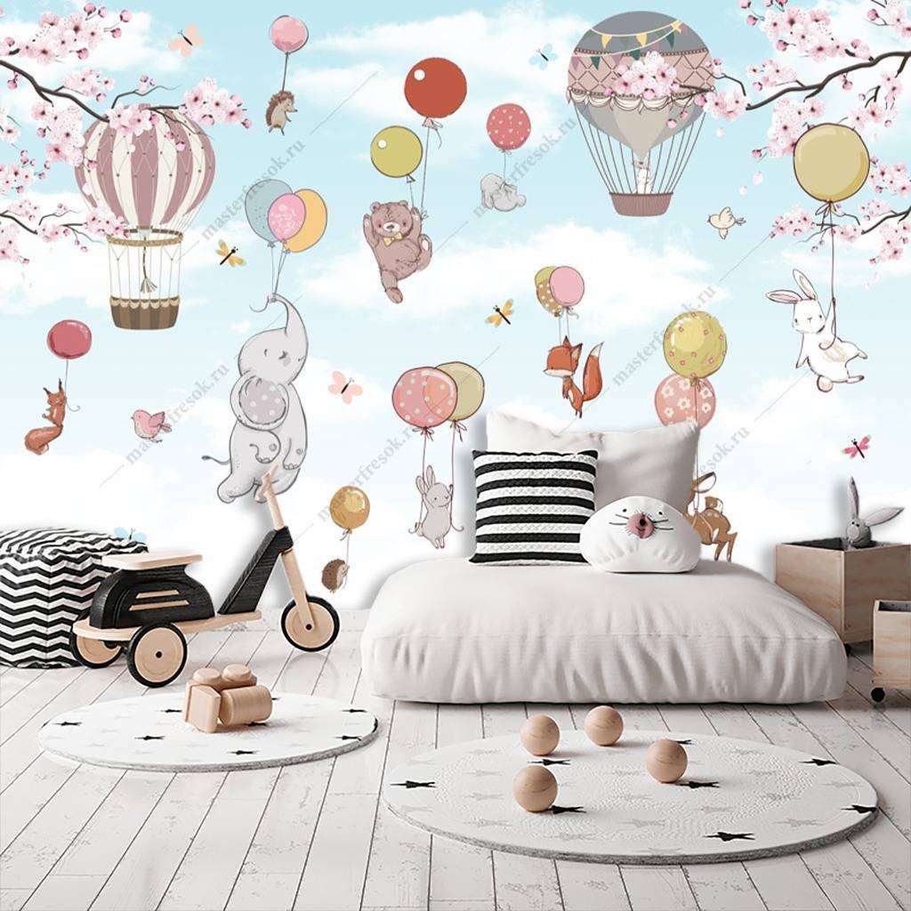 Фотообои в интерьере животные в полете  12-950 фото