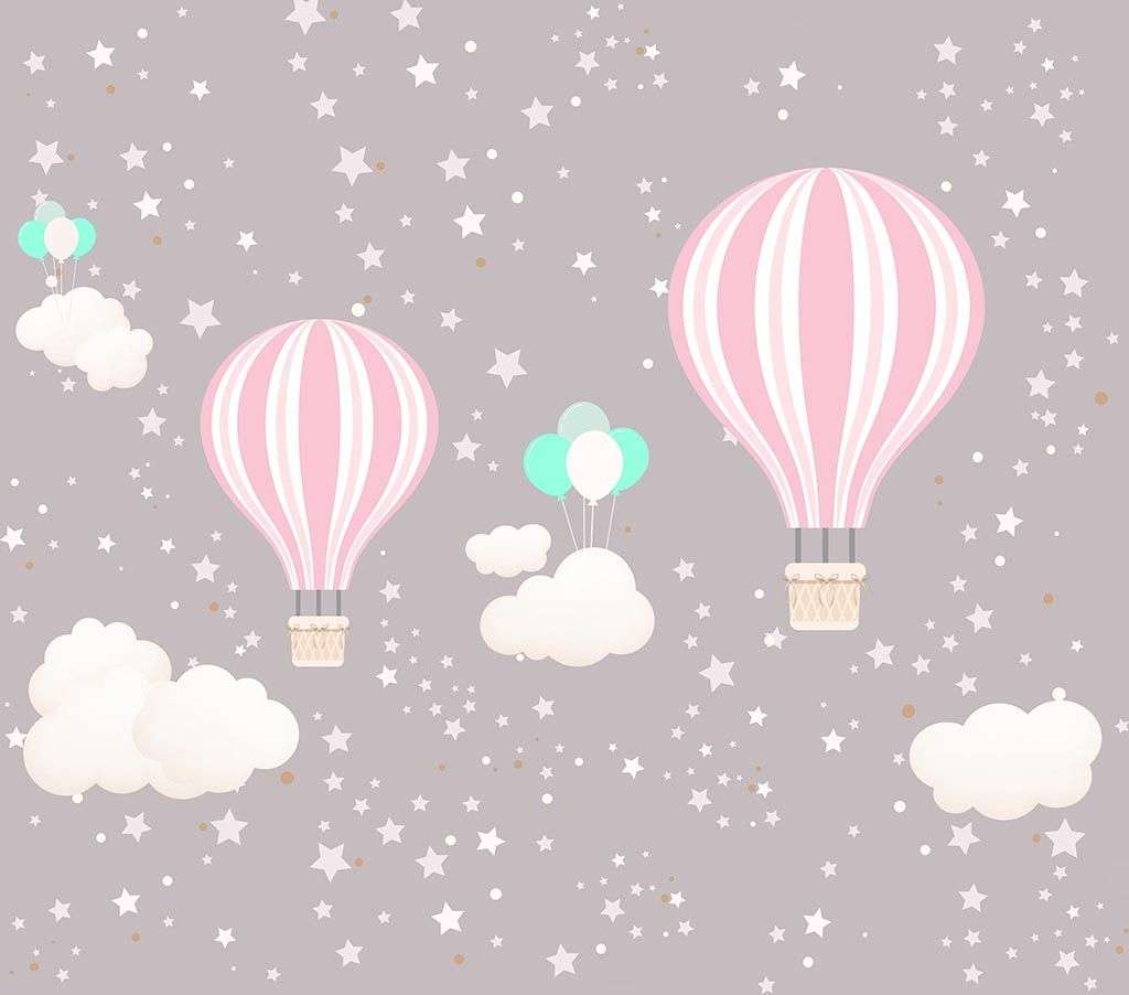 Фотообои в интерьере розовый воздушный шар  14-318 фото