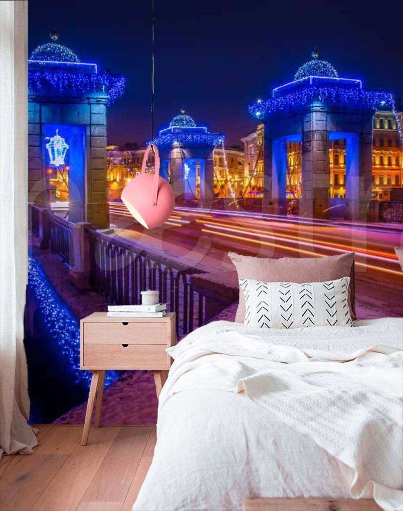 Фотообои Новогодний Санкт Петербург  9-696