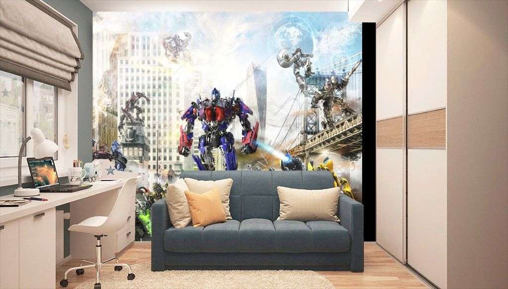 Фотообои в интерьере трансформеры  12-1305 фото