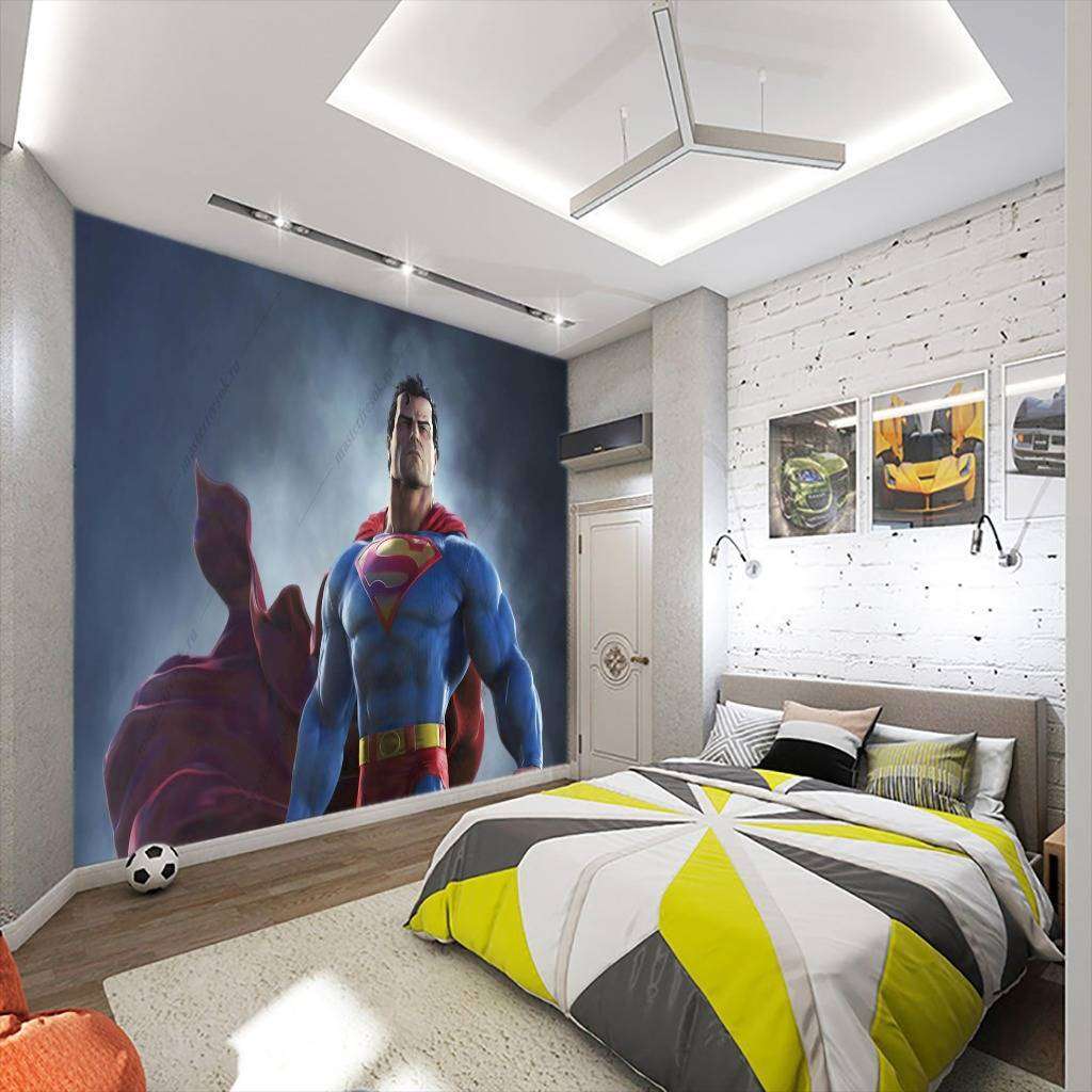 Фотообои в интерьере супергерой постер  12-1054 фото