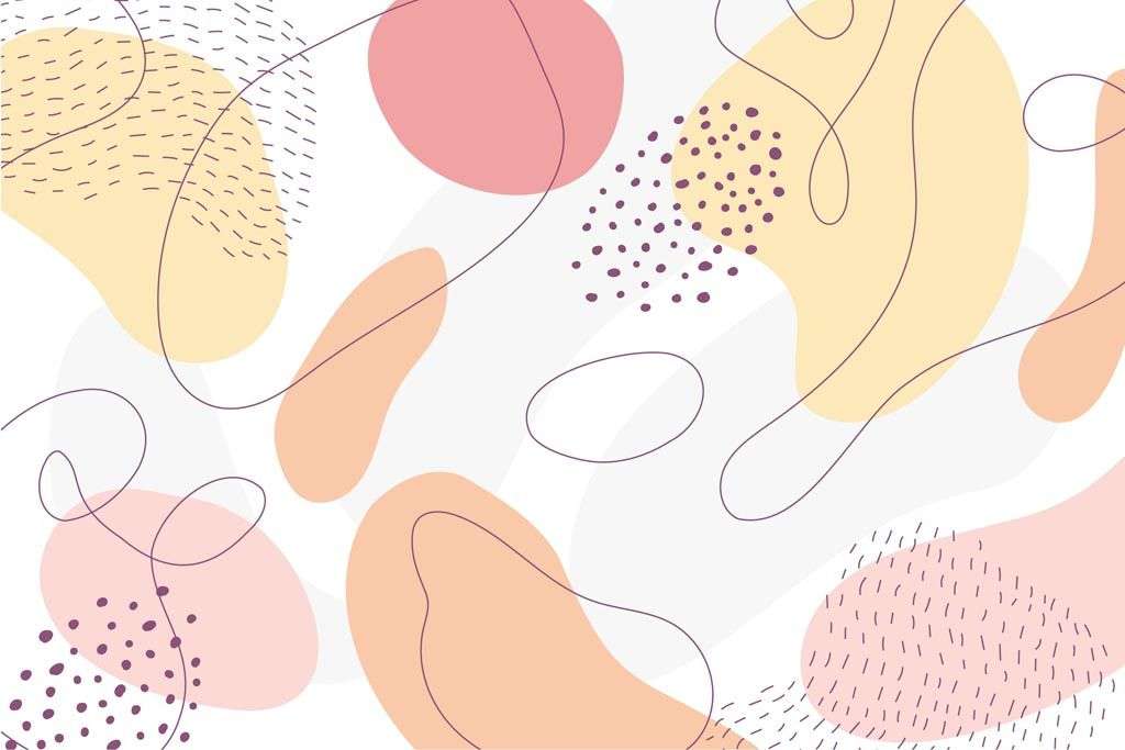 Фотообои в интерьере абстрактные пятна  12-1420 фото