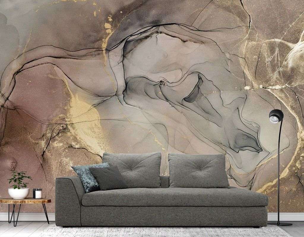 Фотообои в интерьере fluid art 02  9-1930 фото