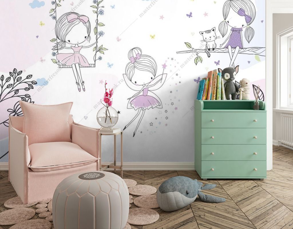 Фотообои Милые феечки  14-553