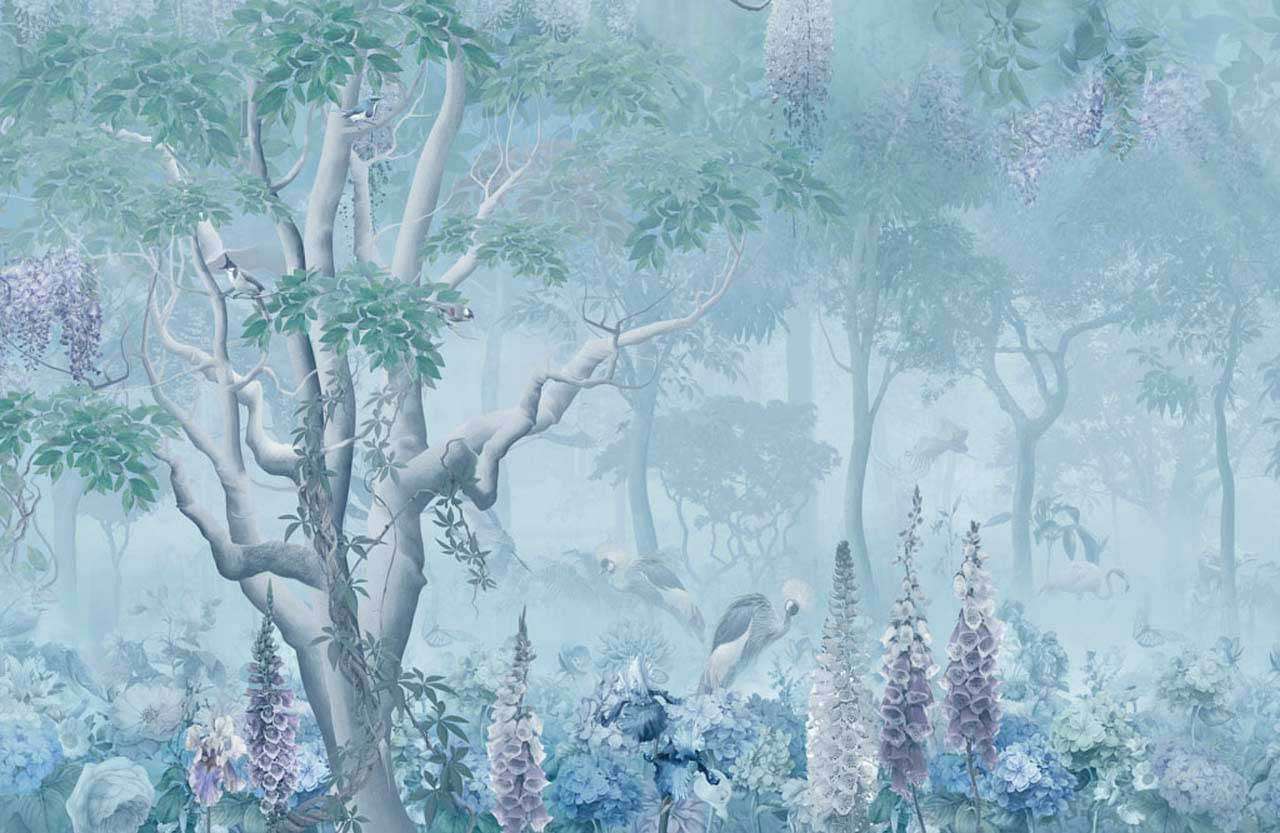 Фотообои в интерьере дивный сад  13-088 фото