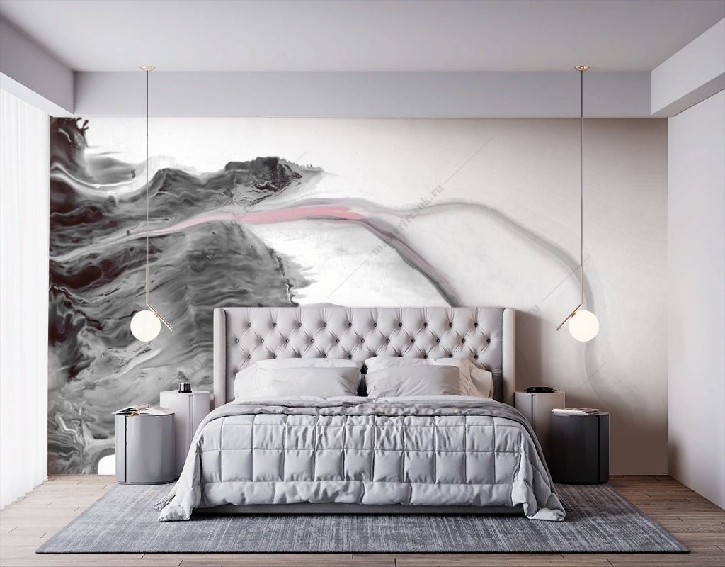 Фотообои Серые штрихи  9-1350