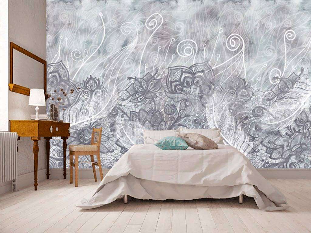 Фотообои в интерьере узоры арт  15-865 фото