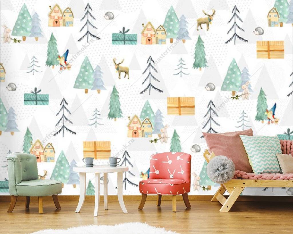 Фотообои Сказочная деревня  15-990